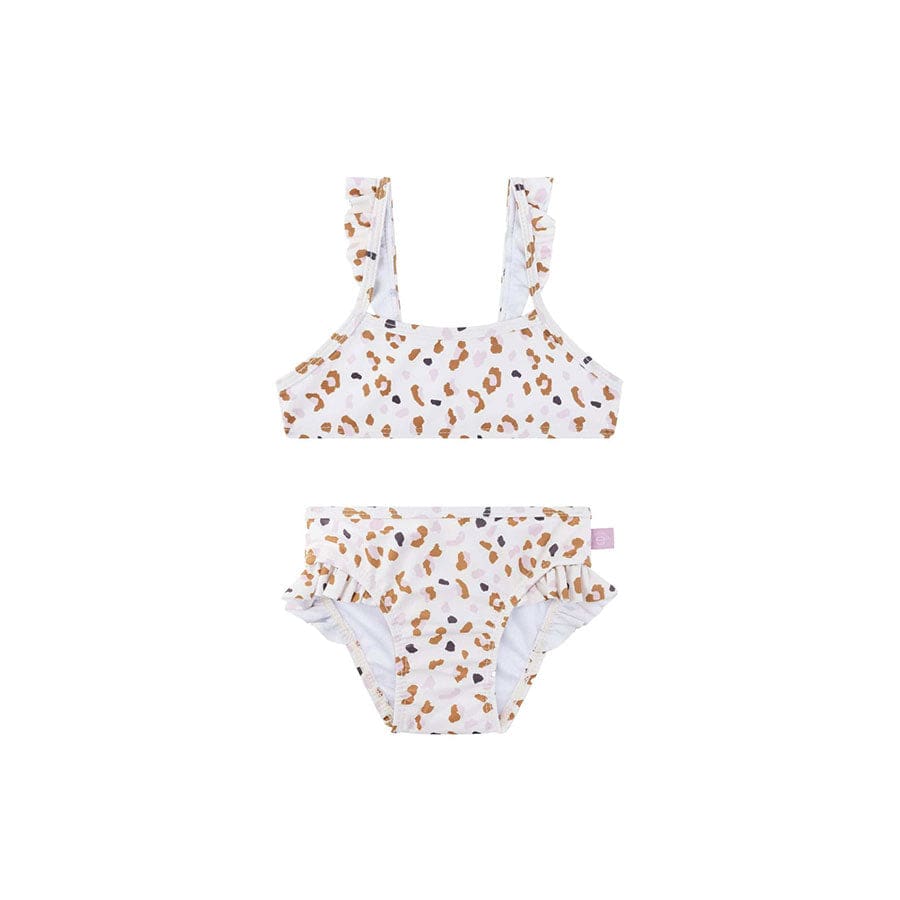 Léopard | bikini uv filles kaki