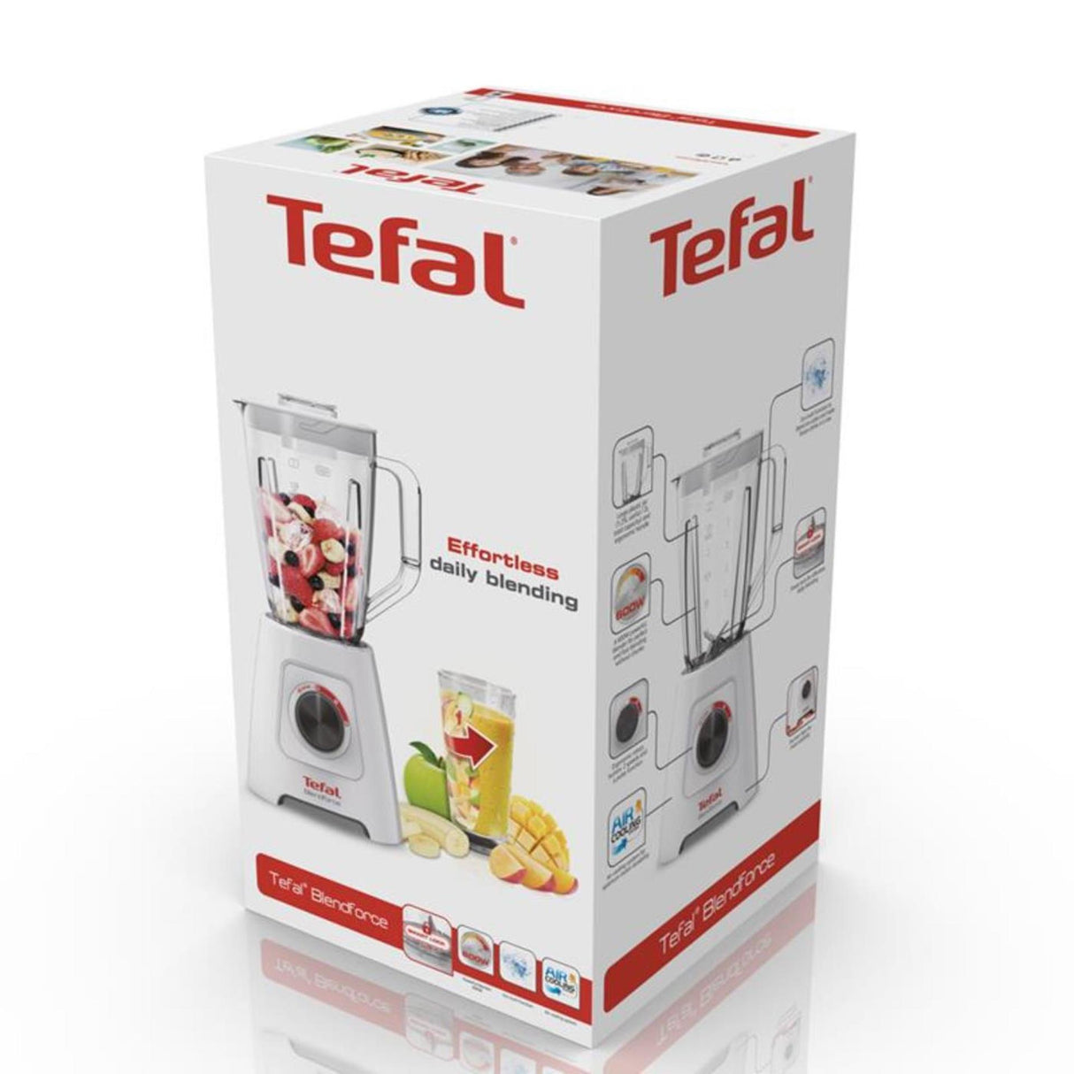 Tefal blender blendforce plastique blanc