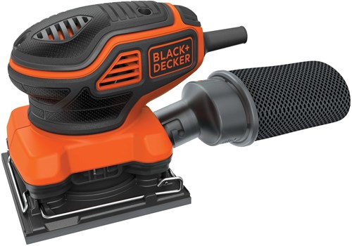 Black+decker ka450 220w 1 Ponceuse orbitale 4 feuilles | 1x maille de ponçage | sac de collecte de poussière - ka450-qs