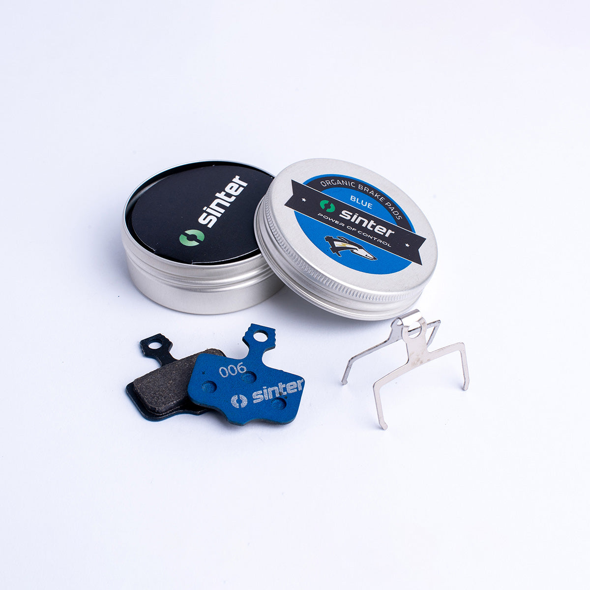 Blocs de frein à disque bleu électrique