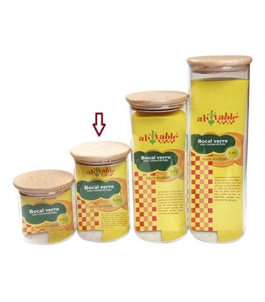 Ah! Tableau! Bus en stock - Verre - 0,8 L - 15cm
