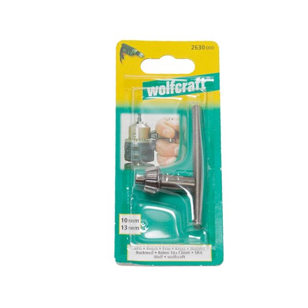Clé de mandrin de perçage Wolfcraft | universel | s2a | ø10-13mm | 1 pièce - 2630000
