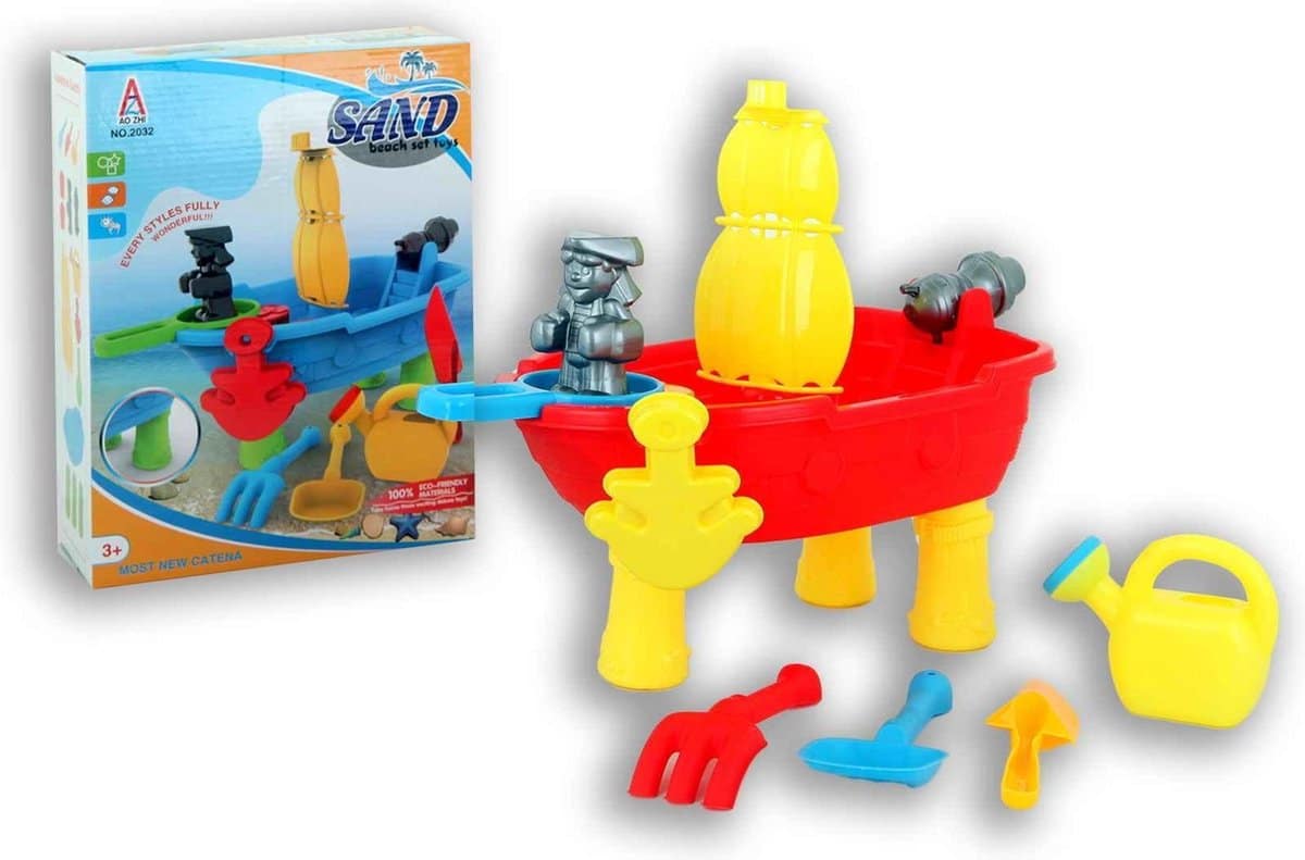 Jonotoys ensemble de plage de sable et d'eau 14 pièces