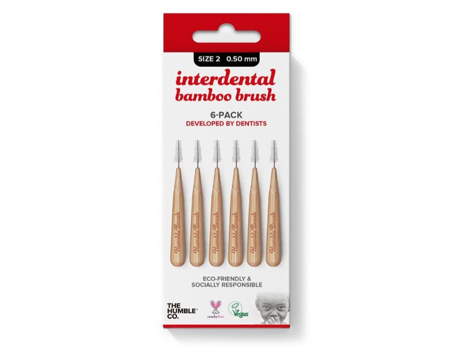 La humble co. brosse interdentaire 6 pcs - rouge - 0,50 mm