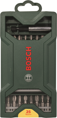 Bosch accessoires jeu d'embouts de tournevis mini-x-line 25 pièces - 2607019676