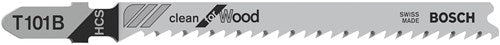 Bosch accessoires 5x clean pour lame de scie sauteuse à bois t101b - 2608630030
