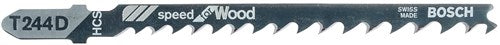 Accessoires Bosch 5x vitesse pour lame de scie sauteuse à bois t244d - 2608630058