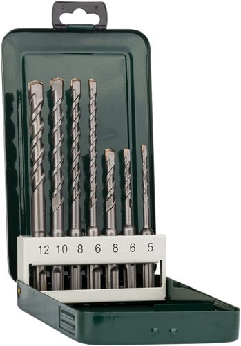 Jeu de 7 perforateurs Bosch SDS Plus - convient à toutes les marques