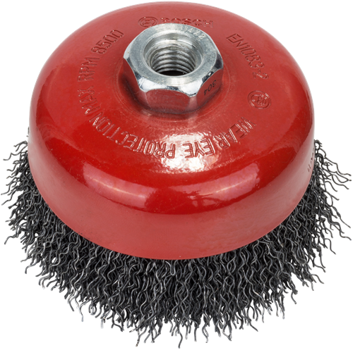Bosch accessoires brosse à bol | fil ondulé | 100mm-2609256502