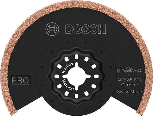 Accessoires Bosch bosch pro acz 85 rt3 - lame de scie multi-outils - en forme de segment - riff en carbure - starlock