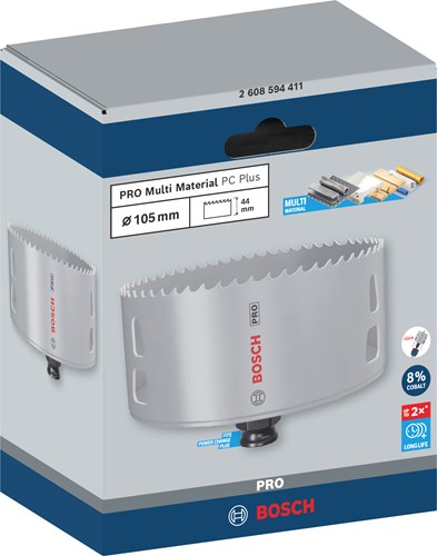 Bosch pro multi matériaux pc plus scie-cloche 105 mm - 2608594411