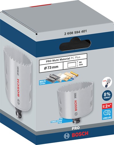 Bosch pro multi-matériaux pc plus lochsäge 73 mm - 2608594401