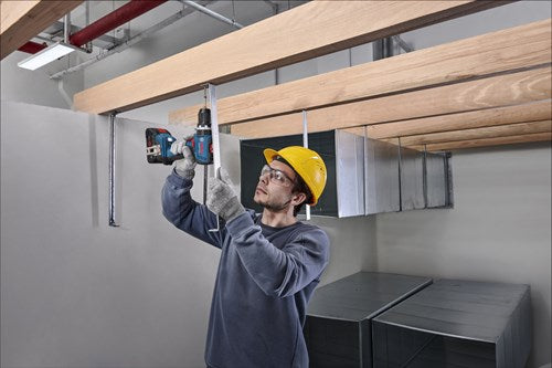 Bosch bleu gsb 18v-65 perceuse visseuse à percussion sans fil | 2x chargeur GBA 18v 5,0 ah gal 18v-40 - 06019n3303