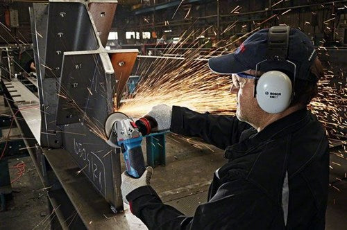 Meuleuse d'angle professionnelle Bosch blue gws 19-125 cie avec réglage de vitesse à 6 niveaux - 1900 watts - 060179p002