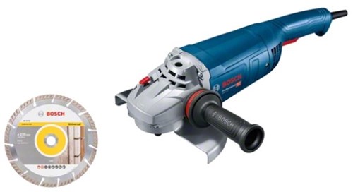 Bosch bleu gws 22-230 j set professionnel | meuleuse d'angle | 230 mm | 2200 watts-06018c1301