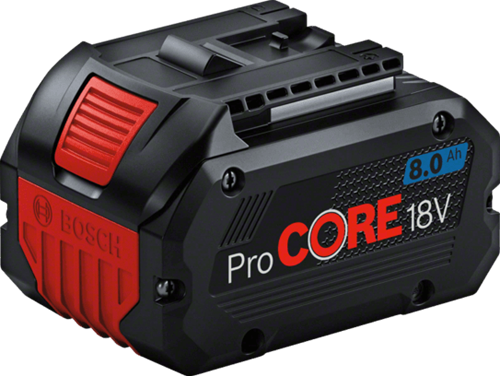 Batterie professionnelle Bosch blue procore 18v 8,0 ah performance 8,0ah - 1600a016gk