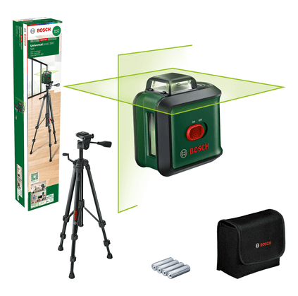 Bosch ligne laser verte 360° niveau universel 360 | ensemble - 0603663e06