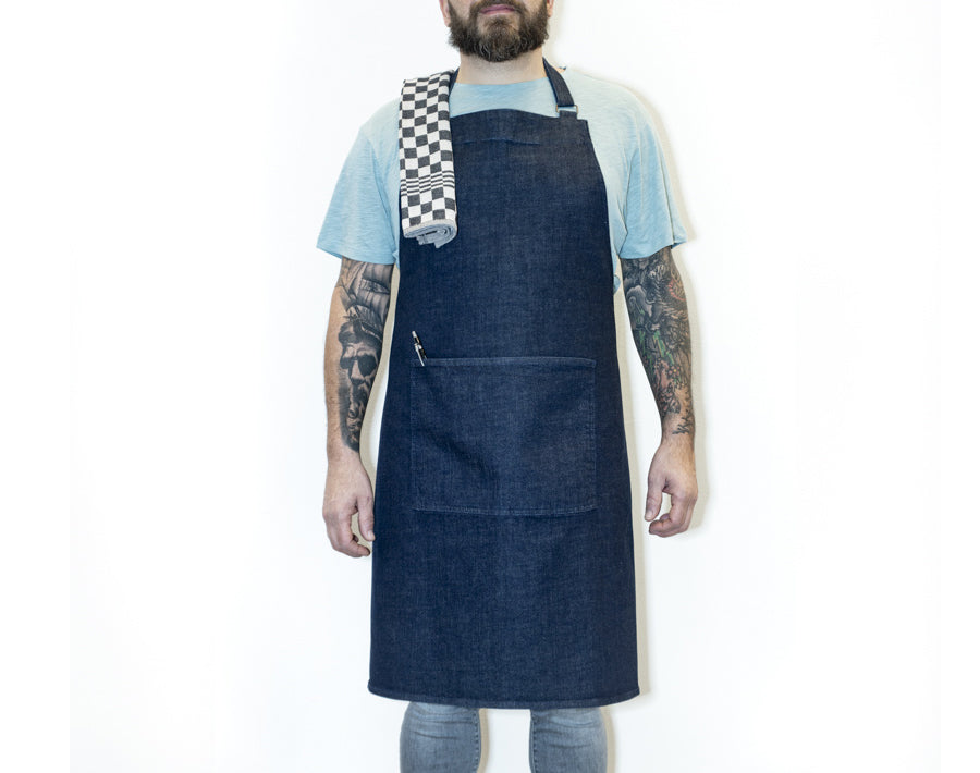Tablier de charançon Bo - denim - coton biologique