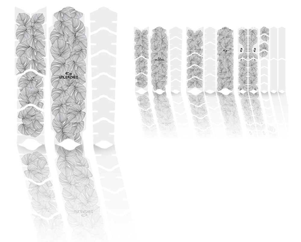 Unleazhed Unscratch - Film de protection du cadre Monstera blanc mat