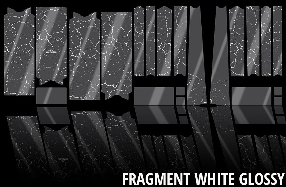 Unleazhed Unscratch - Film de protection de cadre pour vélo gravel bpg01 fragment blanc