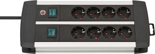 Brennenstuhl Socket premium-alu-line 8 fois