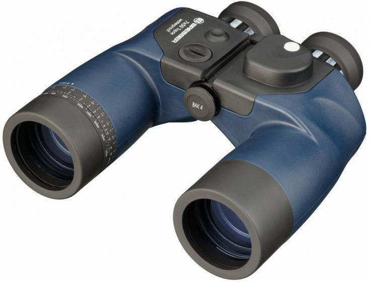 Bresser Topas 7x50 Binocularrs Compass Bleu