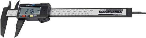 Brüder Mannesmann pied à coulisse numérique carbone 150 mm (hobby) - 82520