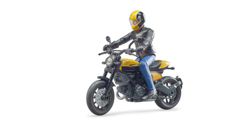 Bruder moto Ducati Scrambler avec chauffeur