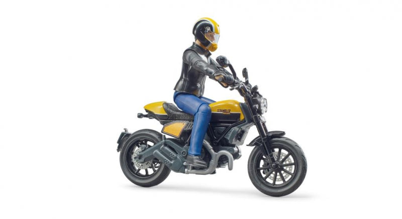Bruder moto Ducati Scrambler avec chauffeur