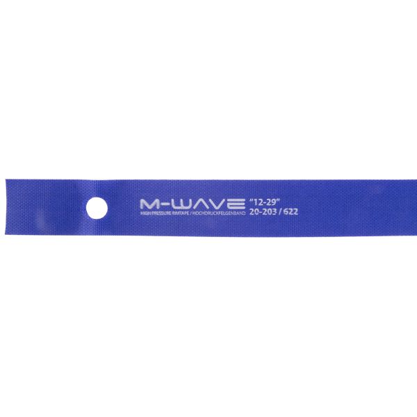 Fond de jante M-wave 12-29 rt-hp-colle haute pression 16 mm - bleu (1 jeu)