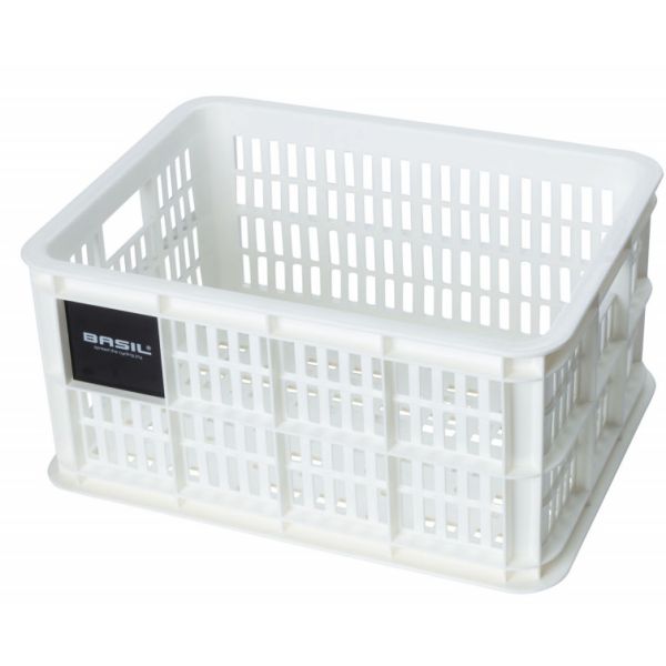 Basil Fietskrat S - Small - 17,5 litres - blanc