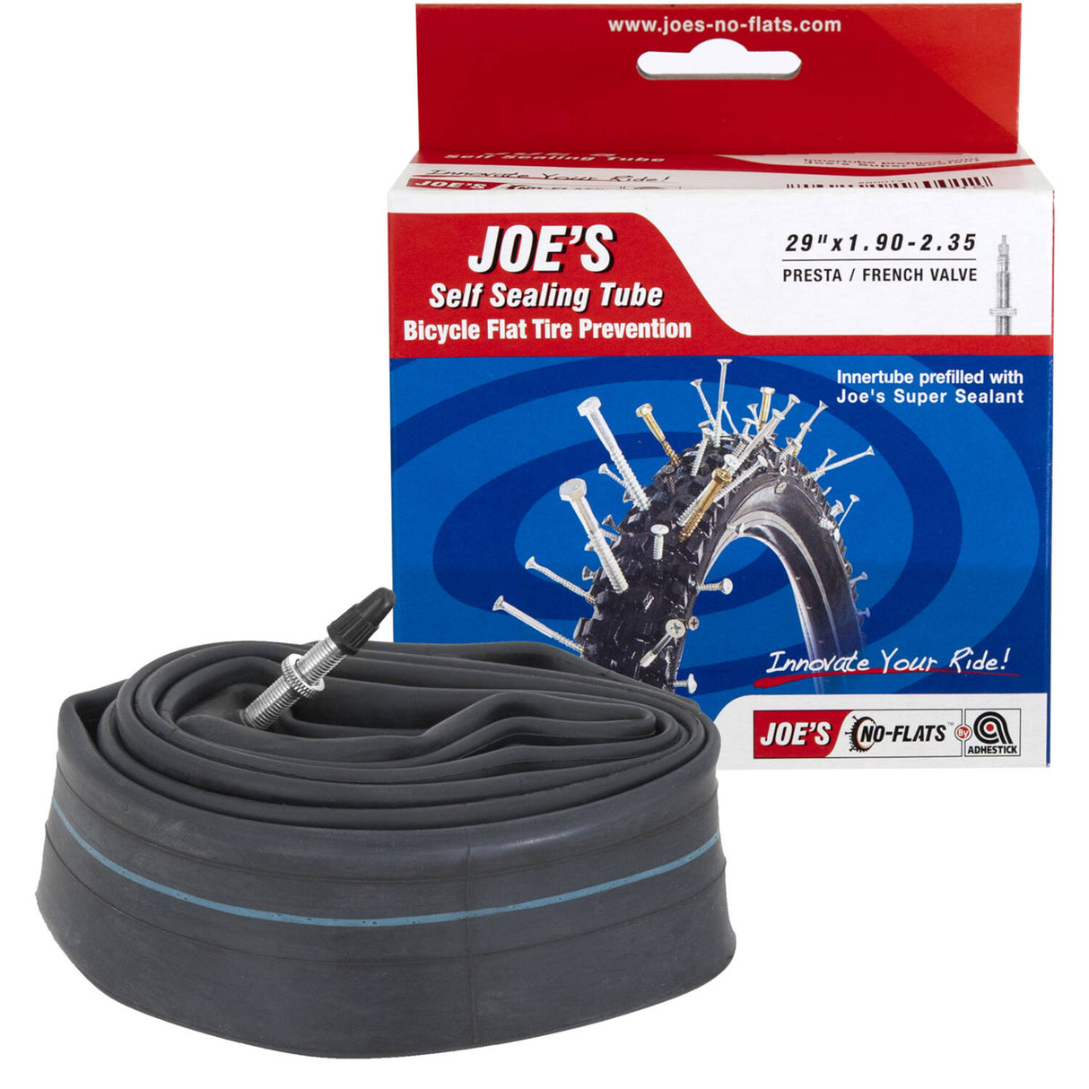 Joe's No Flats Inner Tube Self-Scel Scellèlement FV 29x1.90-2.35 (VTT)