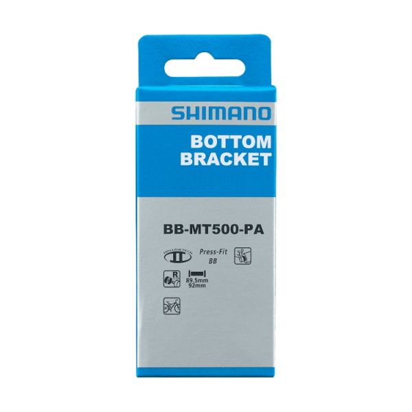 SET SHIMANO SETT MT500 Press Fit for MTB (Workplace Packaging) - Black