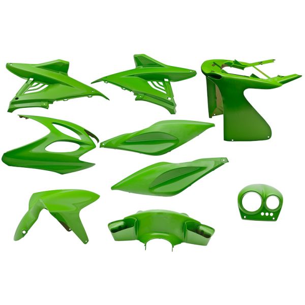 Jeu de plaques de bord Aerox jusqu'à un an. 2014 9 pièces Kawasaki vert