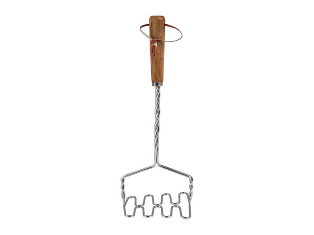 Excellent presse-purée ménager 34 cm bois inox