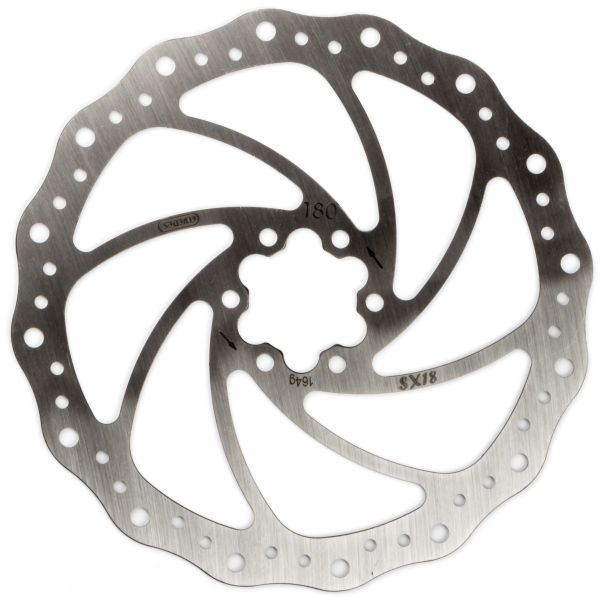Disque de frein Elvedes SX18 180 mm 6-Nock Silver