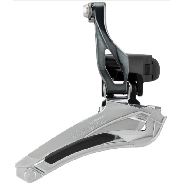 Dérailleur avant Shimano 2 x 10 vitesses tiagra fd-4700 ø28,6 - ø31,8 mm clamp down-pull 61-66° - 46-53t - noir argent