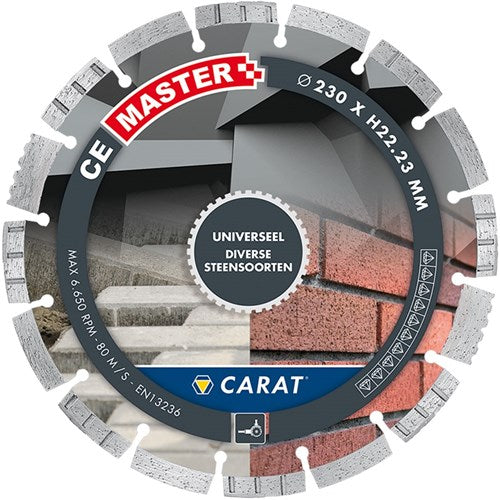 Scie diamantée Carat universelle ø125x22,23mm, ce master - cem1253000 - cem1253000
