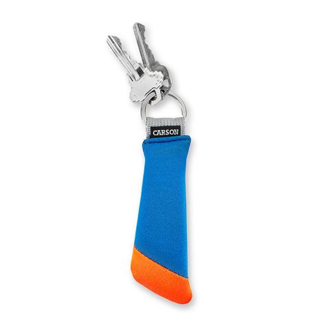 Porte-clés flottant Carson pour 3 clés - bleu orange