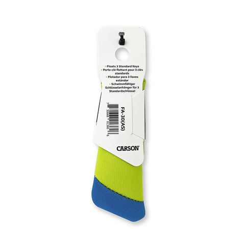 Porte-clés flottant Carson pour 3 clés - vert bleu