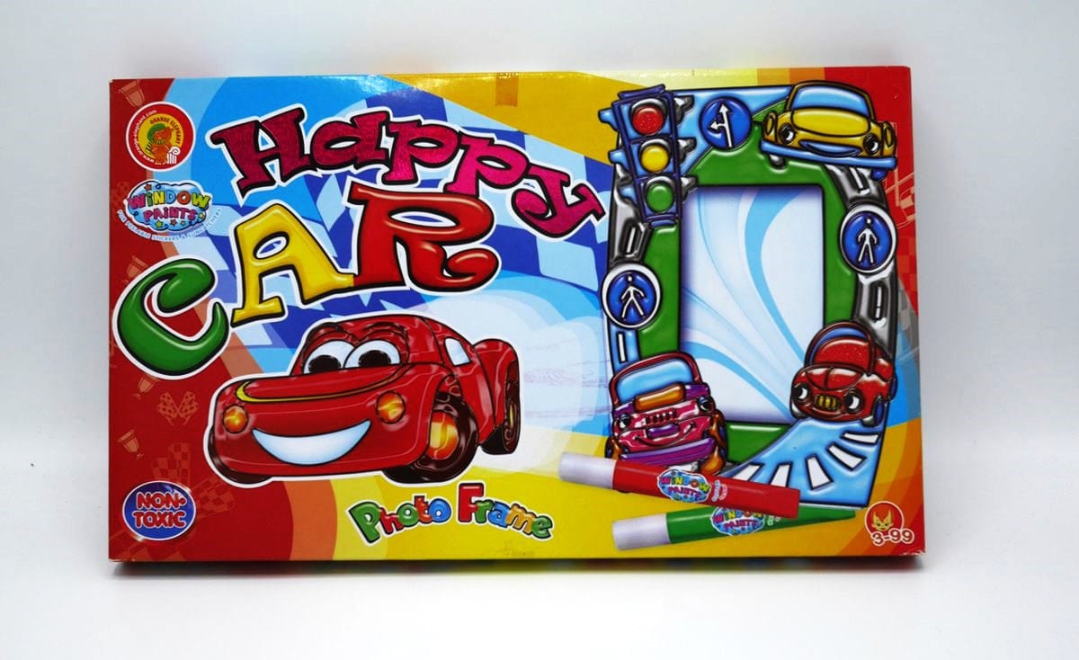 Peinture de fenêtre Van der Doelen voiture heureuse