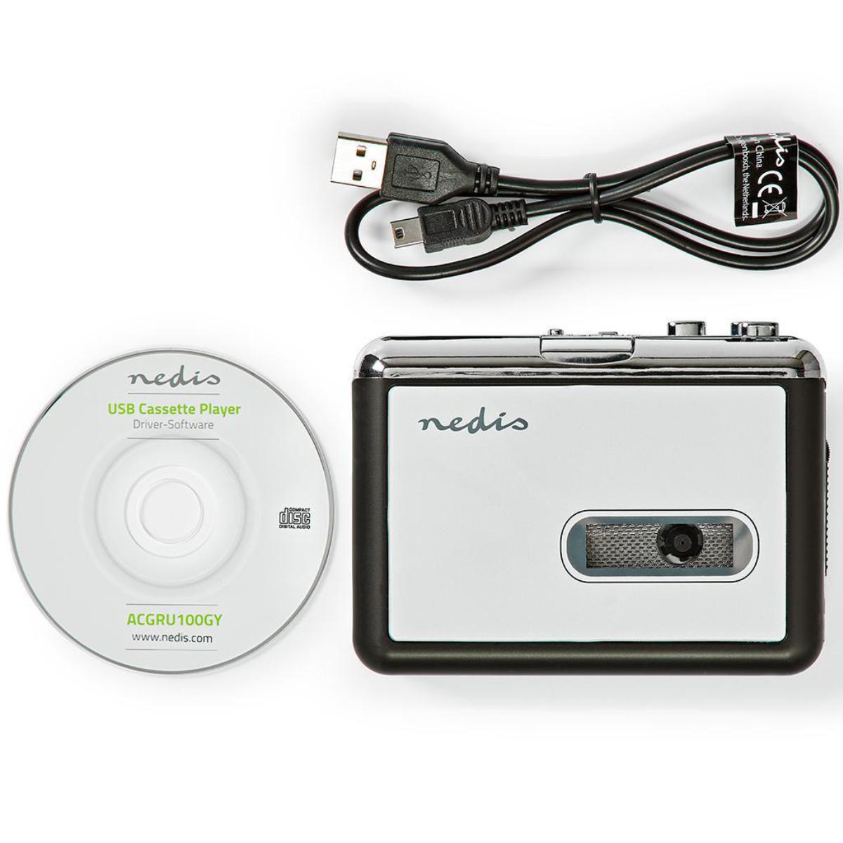 Convertisseur de cassette Nedis en mp3