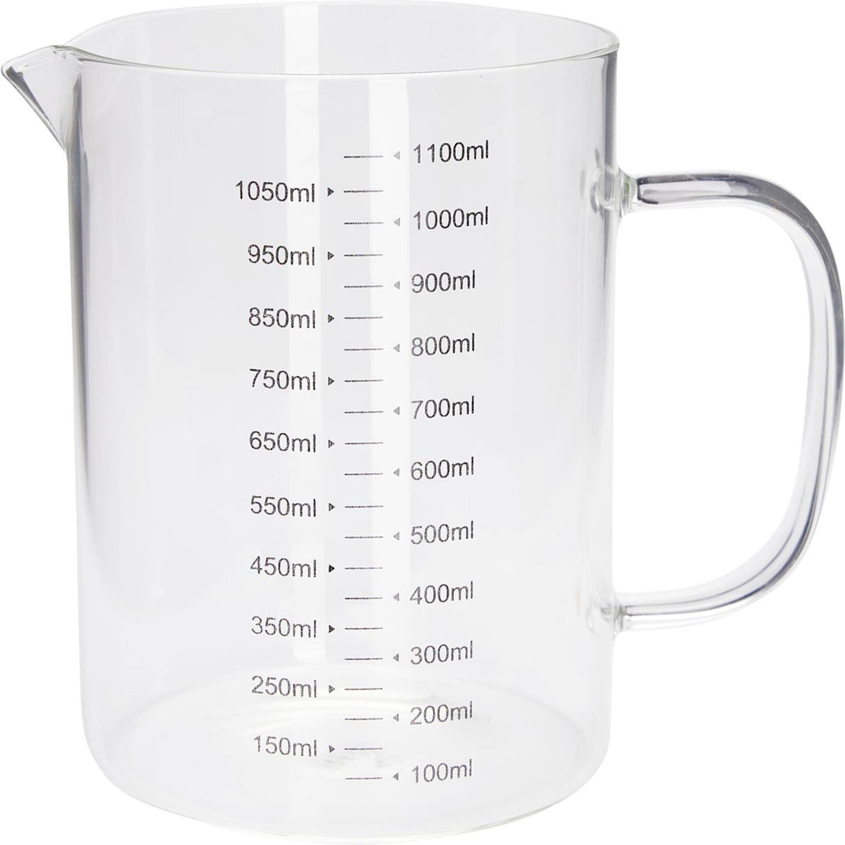 Excellente tasse à mesurer en verre 1l, articles ménagers
