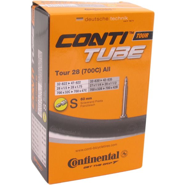 Continental chambre à air tour 28 tous conti tube tour 28 32 47-622 635 s60 tous