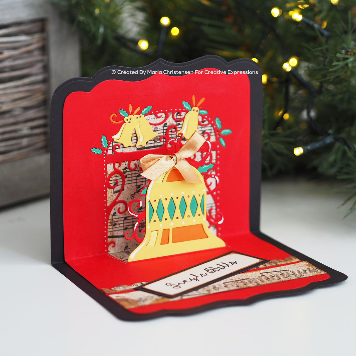 Paper cuts creative expressions • pop-up snijmal bells are ringing