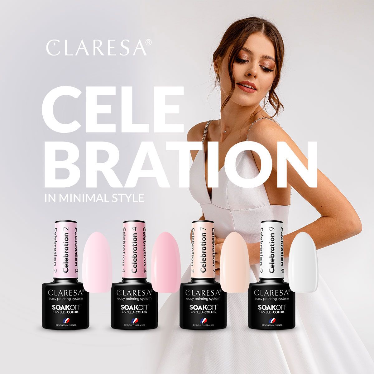 Claresa vernis gel uv led 5ml célébration 2
