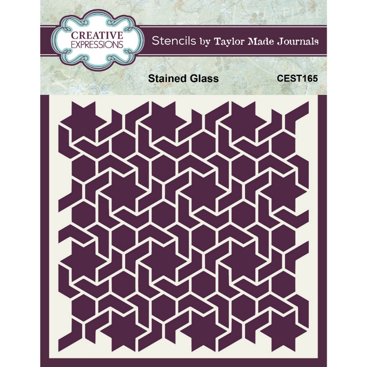 Creative expressions • taylor made journals stencil stained glass
