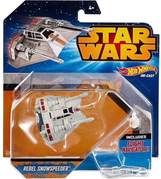 Vaisseau spatial rebelle Snowspeeder de Mattel Star Wars Hotwheels