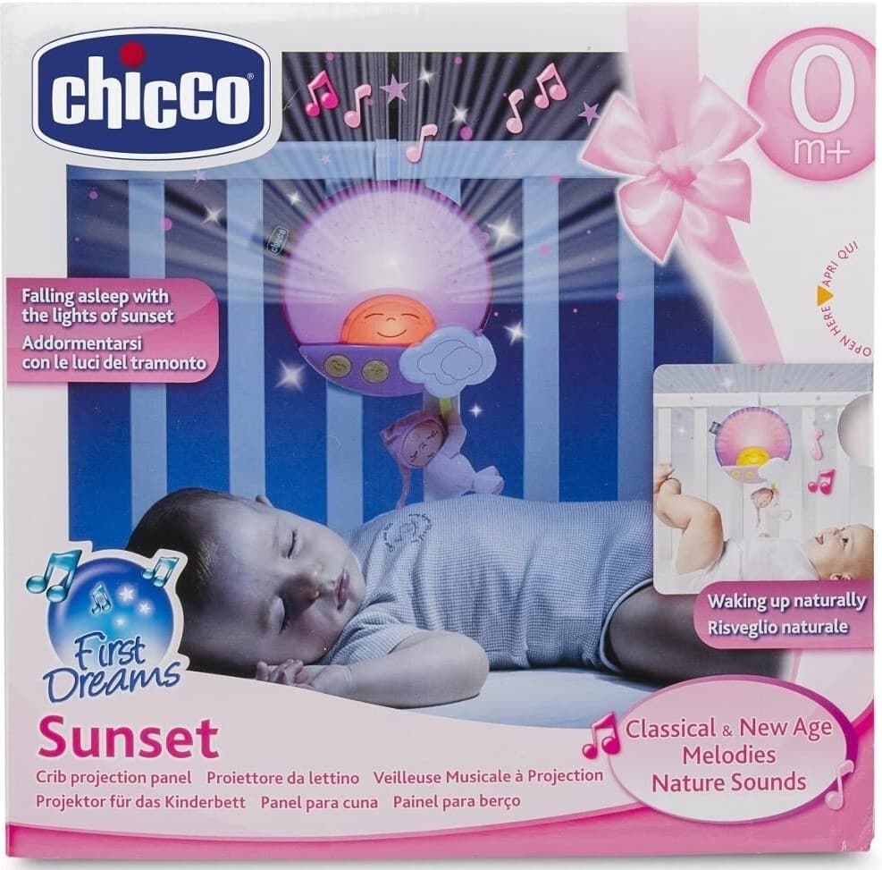Projecteur coucher de soleil et lever de soleil Chicco - rose