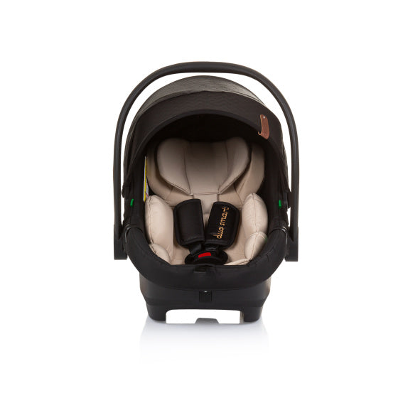 Chipolino Duo Aaut siège 40-87 cm Groupe 0+ Obsidian Black Beige